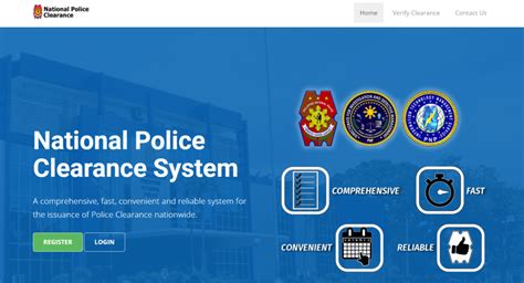 national police clearance online registration|police clearance online application.